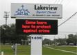 Custom Church Signs & Church LED Message Centers of any size,shape and color - International Sign can do it all. Serving Pasco County Including Pinellas Park FL 
34664
