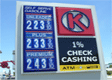 Custom Gas Station and Service Station Signs of any size,shape and color, - International Sign can do it all. Including Tampa FL 
33651