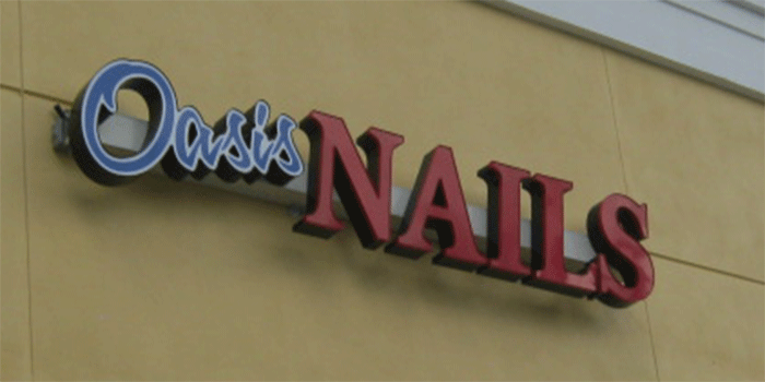 Nail Salon   Channel Letters Sign